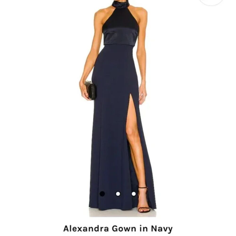 Cinq à Sept Navy Alexandra Gown